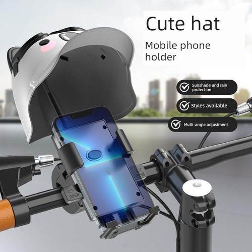 泰尾Q糖独家版电池电动车改装装饰配件专用导航手机座防水 - 图0