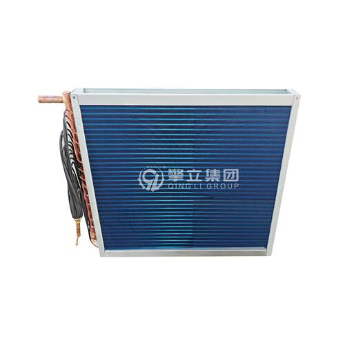 热泵蒸发器 L型V型低温铜管铝翅片蒸发器 海水淡化冷库蒸发器 - 图0