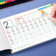 26 English letters tracing red book for children, English practice copybook, strokes, numbers, pinyin, Chinese characters, fun pen control exercises