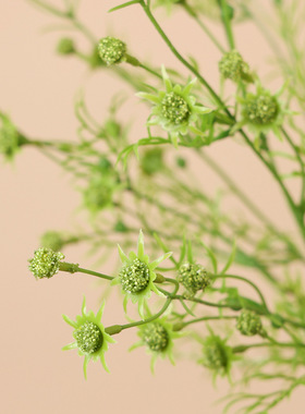 跨境仿真花太阳豆假花批发家居餐桌绿植摆件婚庆高级插花装饰
