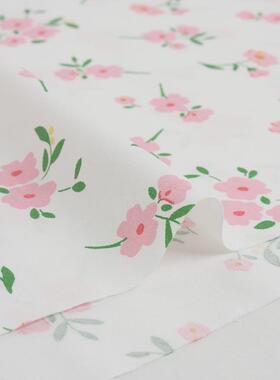 纯棉小碎花布料做衣服裙子花布