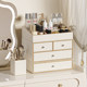 2023 new cosmetic storage box high-quality desktop dustproof large capacity dressing table W jewelry storage rack milk