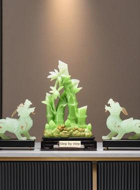 采购产品富竹饰品，领导客厅和办公室礼品，循序渐进，乔迁礼品