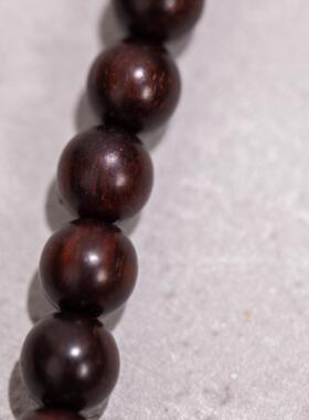 原创设计血檀南红国风项链