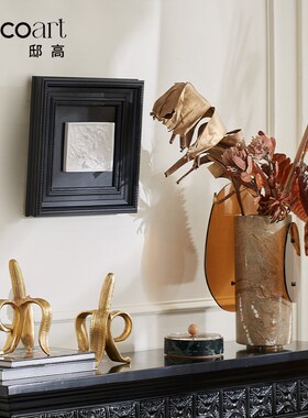 软装设计师项目案列样板房间客厅中古风软装摆件高级感小众装饰品