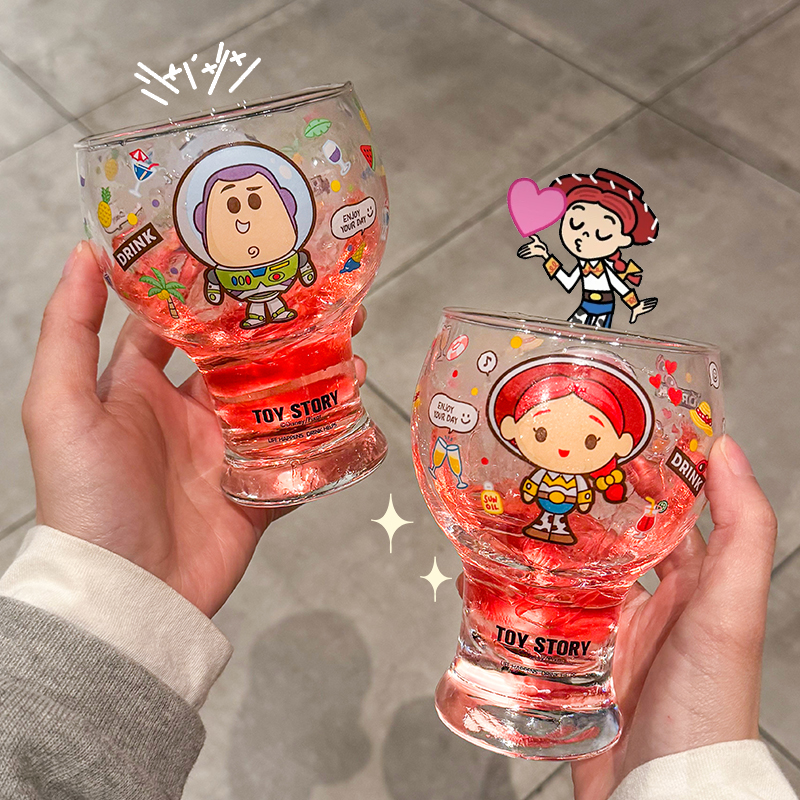 巴斯光年啤酒杯扎啤杯大容量个人专用果汁饮料杯高颜值玻璃酒杯 - 图3