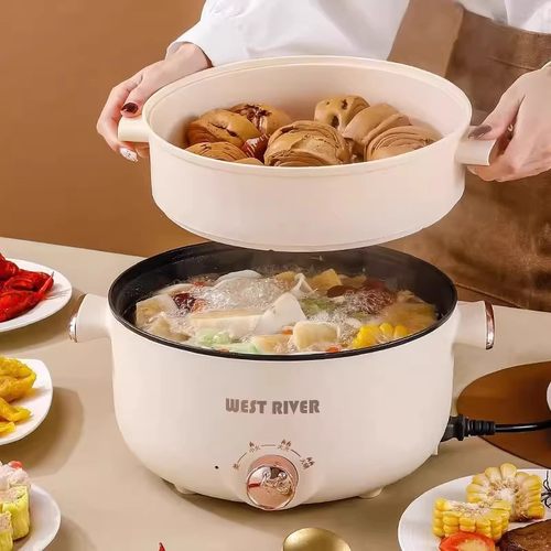 德国全自动电火锅一体炒菜电炒锅多功能料理锅蒸煎炒涮不粘烹饪锅 - 图1