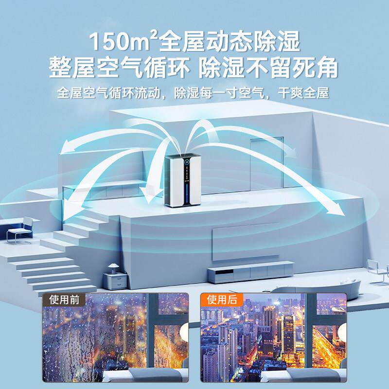 苏宁宜品除湿除湿机家用静音除湿器吸湿室内吸潮空气净化器All