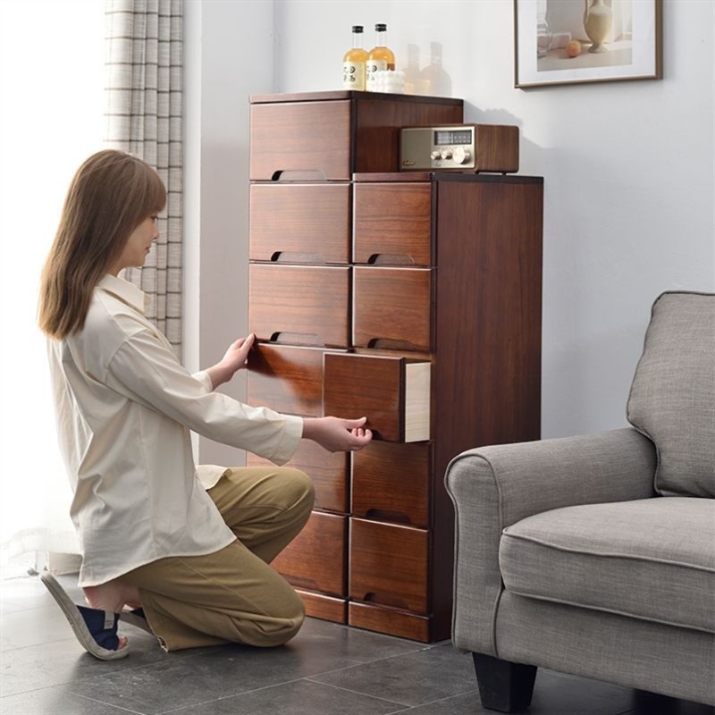 35面宽收纳柜20/25/30/40cm实木超窄夹缝多层抽屉式缝隙角落床头 - 图0