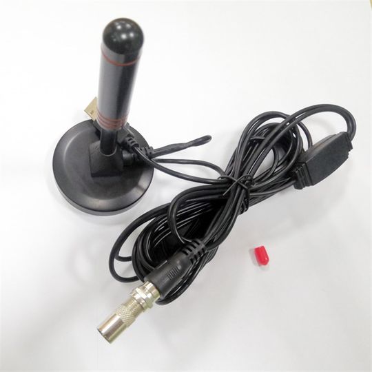 Manufacturer DTMB/DVBT2 active suction cup antenna digital TV antenna 5 meter amplifier active ground wave antenna