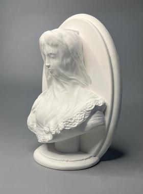 北欧ins覆古罗马雕塑石膏像扩香石桌面装饰艺术摆件美术教具礼物