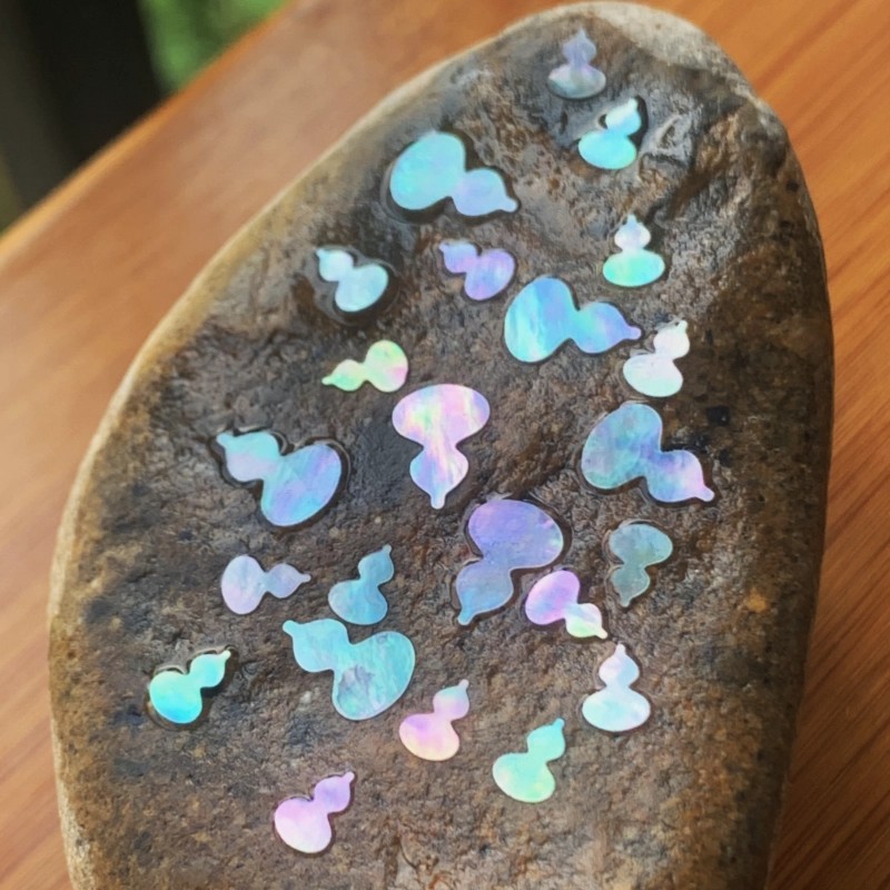 葫芦螺钿片白蝶贝夜光贝片珍珠母贝片大漆漆器漆画漆艺镶嵌材料 - 图0