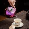Jinglian pure titanium water boiling teapot glass boiled flower tea ceramic tea boiler electric ceramic stove lifting beam pot around the stove household tea set