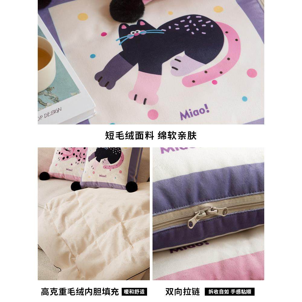 两用二合一抱枕被办公室午睡枕头毯子车载汽车用多功能空调折叠被,淘宝优惠券,粉丝福利购,淘宝优惠卷