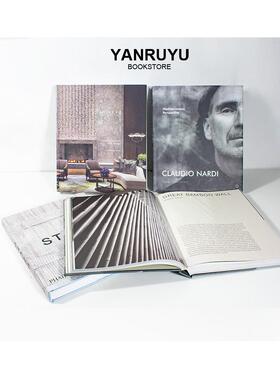 样板间真书高档建筑装饰艺术画册客厅书房书架桌简约室内书籍摆件