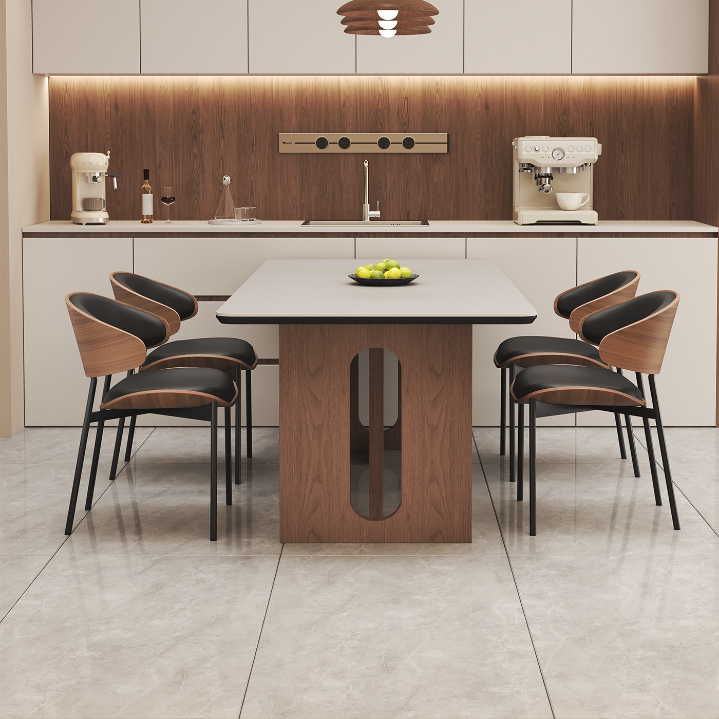 政府补贴中古风实木岩板餐桌椅子组合意式极简家用长方形吃饭桌子,淘宝优惠券,粉丝福利购,淘宝优惠卷