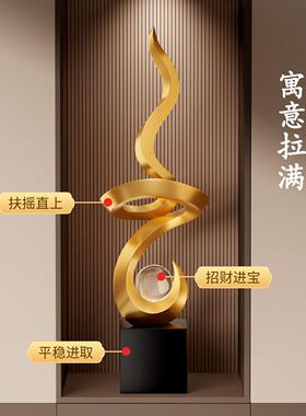 风生水起入户玄关装饰摆饰轻奢高档客厅电视柜工艺礼品摆饰乔迁新