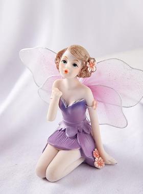 创意家居花仙子摆件办公桌面装饰品车载娃娃送闺蜜女生日情人礼物