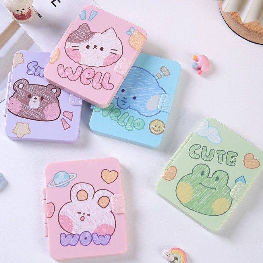 随身镜便携梳子镜子二合一方形折叠迷你口袋镜补妆美妆化妆公主镜,淘宝优惠券,粉丝福利购,淘宝优惠卷