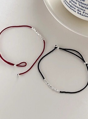 2025新款国风碎银高级感手链戒指女小众设计新中式气质批发饰品店