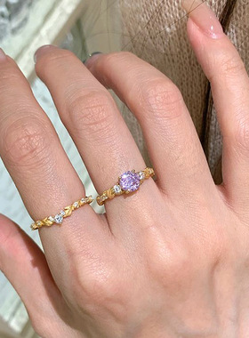 紫荆花紫色韵味拉丝宫廷风