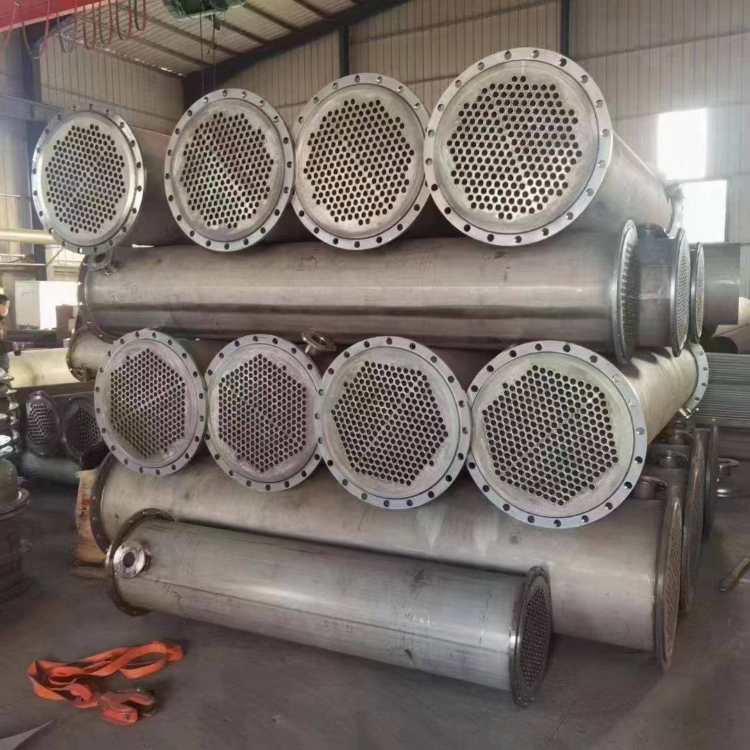 高效盘管不锈钢冷凝器化工食品强制循环导热油换热列管式冷凝器 - 图2