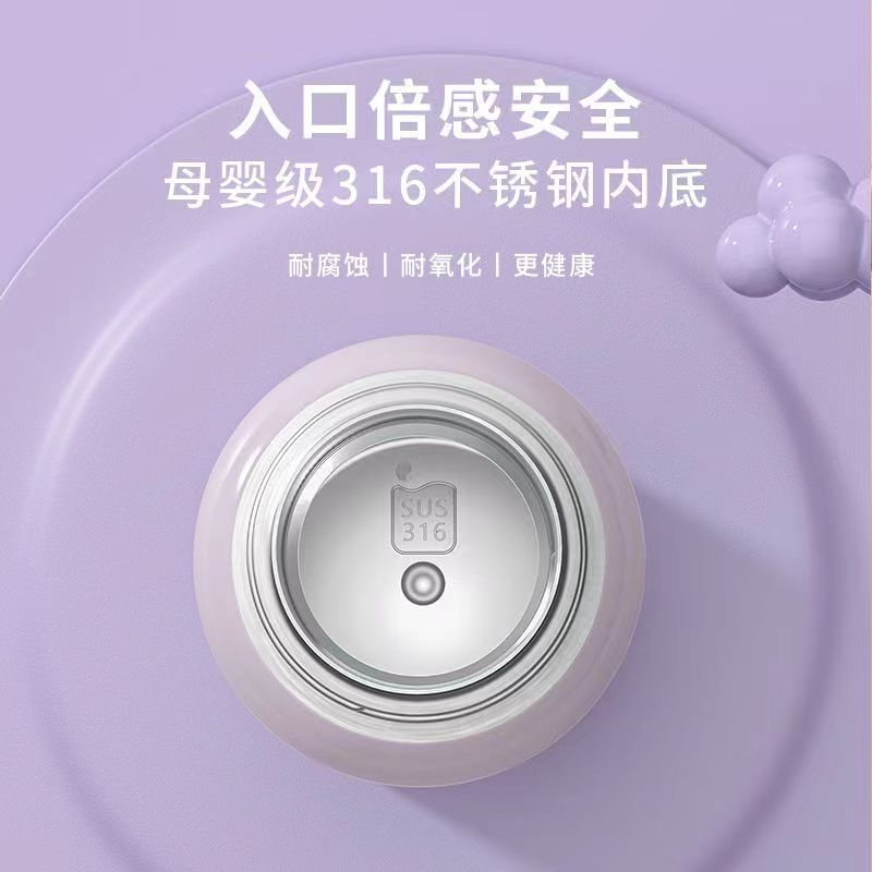 304不锈钢儿童保温杯测温双饮杯防摔加厚杯子水杯大容量温显 - 图1