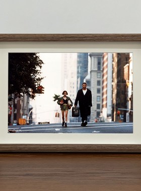 这个杀手不太冷经典电影海报相框摆桌挂画文艺复古装饰画生日礼物