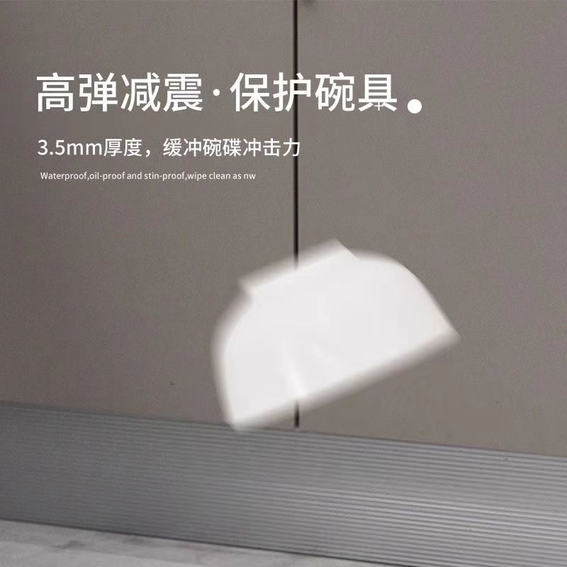 厨房地垫可擦免洗防污PVC防水防滑防油脚垫门口防脏地垫子 - 图1