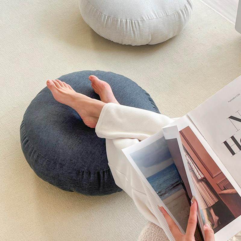 亚麻感 蒲团坐垫地上看书家用懒人榻榻米飘窗台地毯打坐冥想垫子,淘宝优惠券,粉丝福利购,淘宝优惠卷