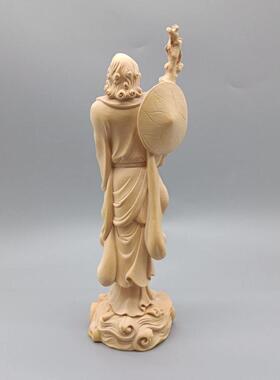 黄杨木雕真品收藏达摩摆件祖师家居家用客厅工艺礼品摆饰装饰