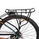Suitable for Xidesheng bicycle rear seat rack mountain bike can carry people thickened rear rack tail rack with tail light rear seat rack