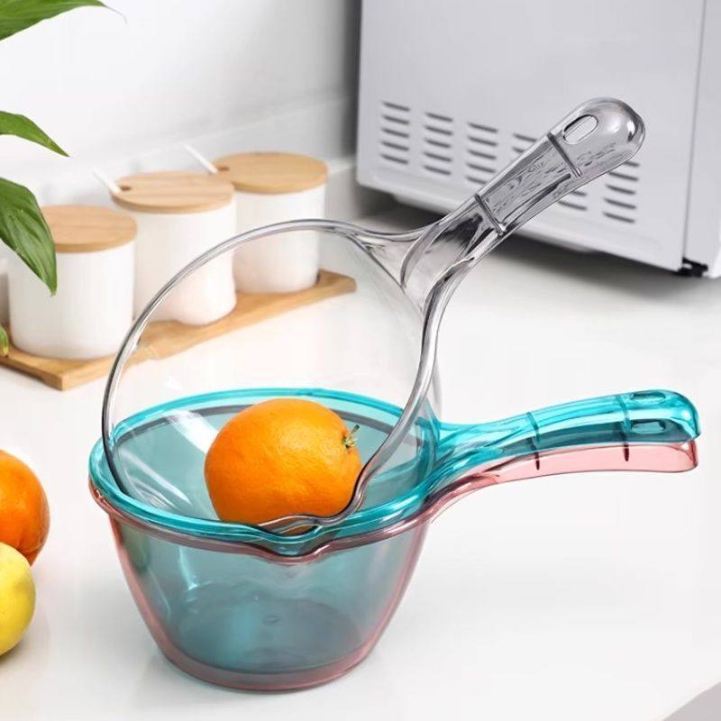摔不破水勺水瓢家用加深高透长柄塑料大号创意厨房透明舀水勺家用,淘宝优惠券,粉丝福利购,淘宝优惠卷