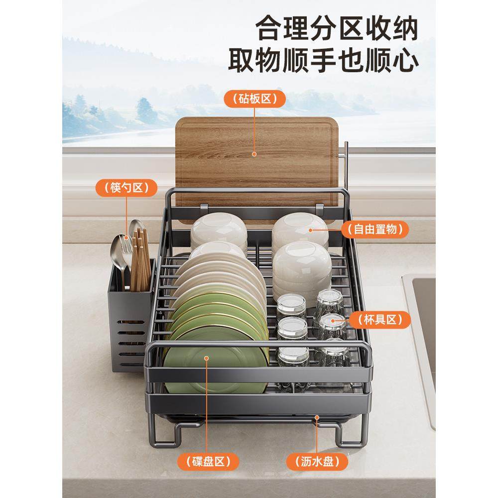 熊晓泽新排水304不锈钢砧板储物架，餐具，餐具，防锈台面，餐具,淘宝优惠券,粉丝福利购,淘宝优惠卷