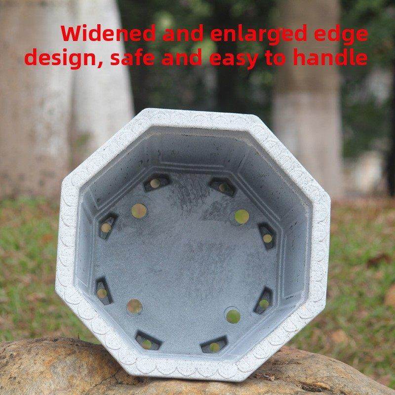 特大型古董加厚大直径树脂花盆庭院大厅盆景铁树果树八角形大花盆,淘宝优惠券,粉丝福利购,淘宝优惠卷