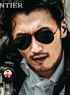 飞行员墨镜男款开车蛤蟆镜高级感太阳镜女近视眼镜防晒防紫外线