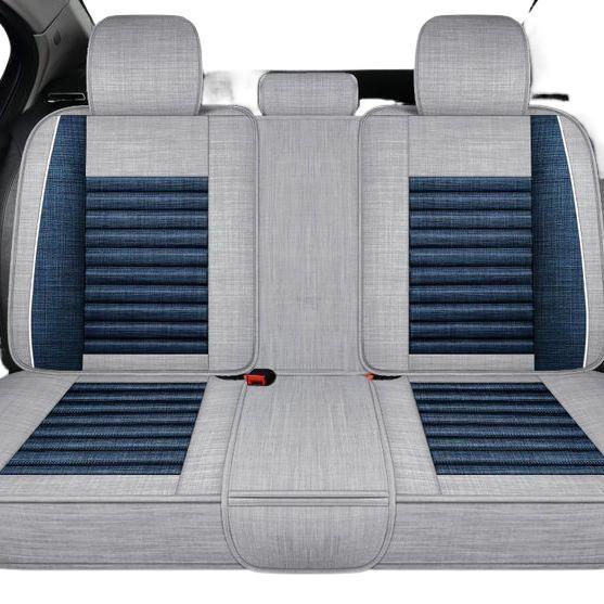 五卡座亚越麻透气四季通用汽坐垫轿车车野车皮卡专用通506包座垫 - 图3