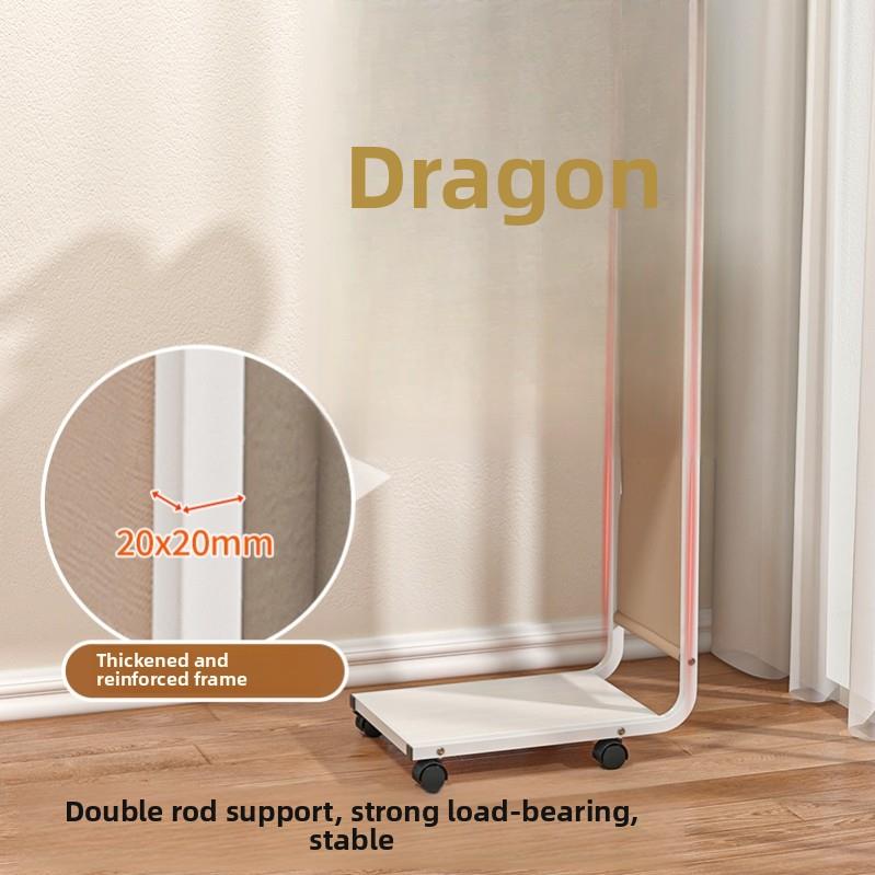 German imported desktop computer host bracket with pulley main chassis base removable integrated storage rack