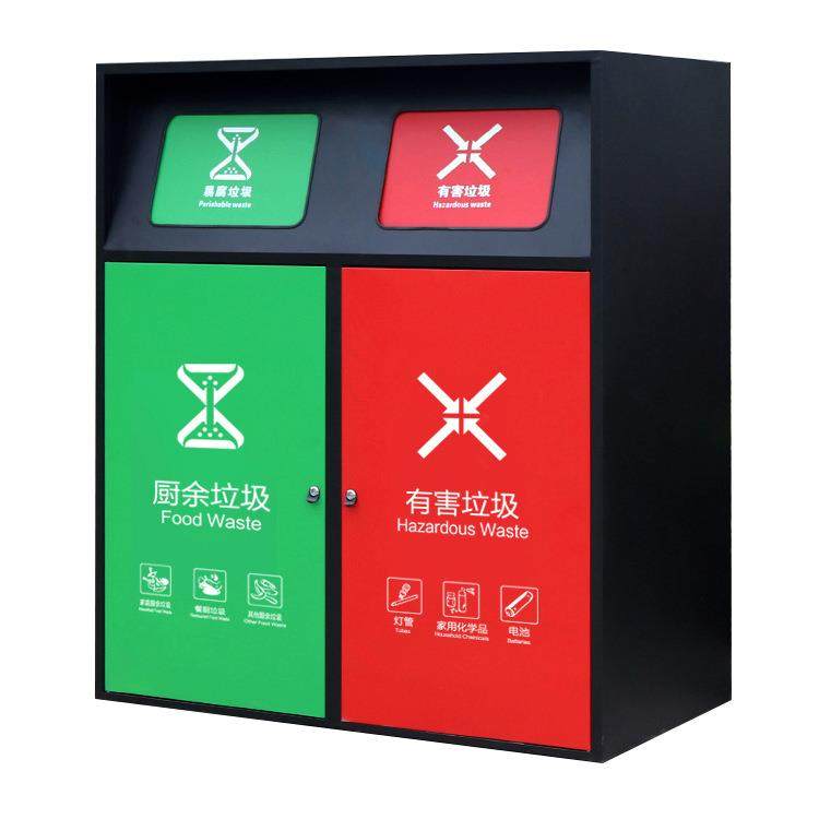 环卫240l升垃圾箱住宅社区户外大号密封式四色分类烤漆垃圾桶罩,淘宝优惠券,粉丝福利购,淘宝优惠卷