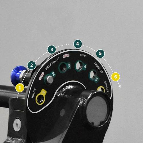 深蹲杠铃杆U型深蹲举重杆辅助器奥杆50mm孔径运动商用2.2深蹲杆 - 图2