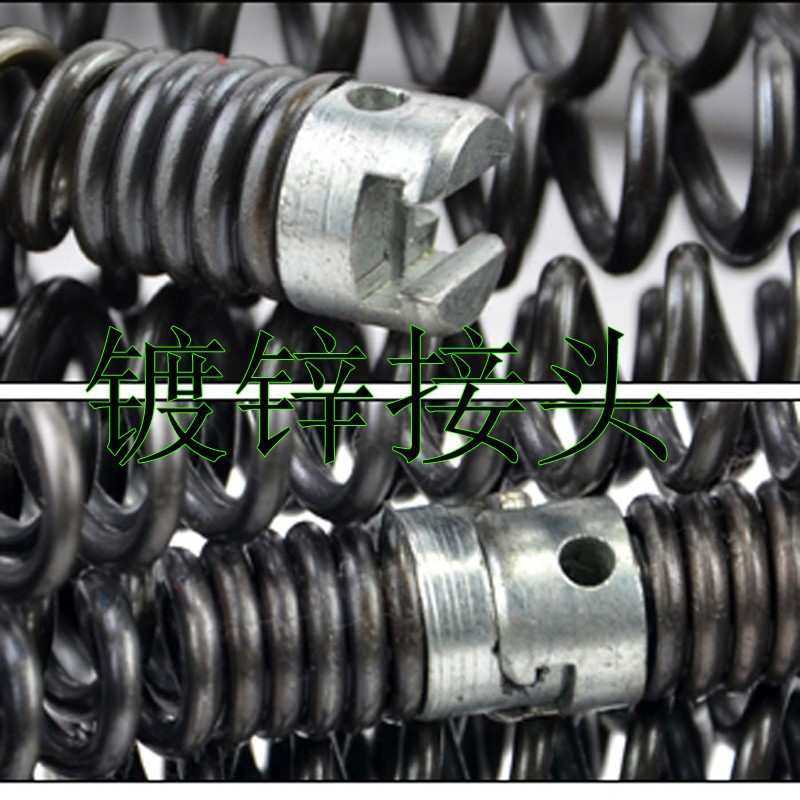 16mm家用下水道疏通器疏通机弹簧加密加粗手电钻管道厨房钢丝工具,淘宝优惠券,粉丝福利购,淘宝优惠卷