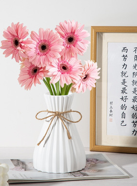新中式花瓶折纸创意塑料花瓶吹塑可蓄水鲜花瓶仿真花假花插花瓶