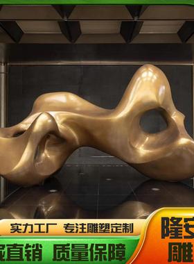 不锈钢雕塑定制抽象凤尾摆件翅膀发光水景金属城市户外广场创意