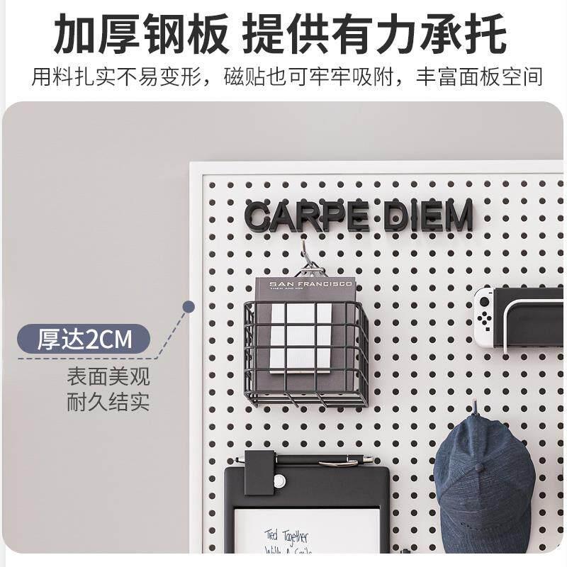 Hong Kong free shipping round hole hole board wall rack shelf stainless steel display storage jewelry hardware tools million