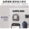 Hong Kong free shipping round hole hole board wall rack shelf stainless steel display storage jewelry hardware tools million