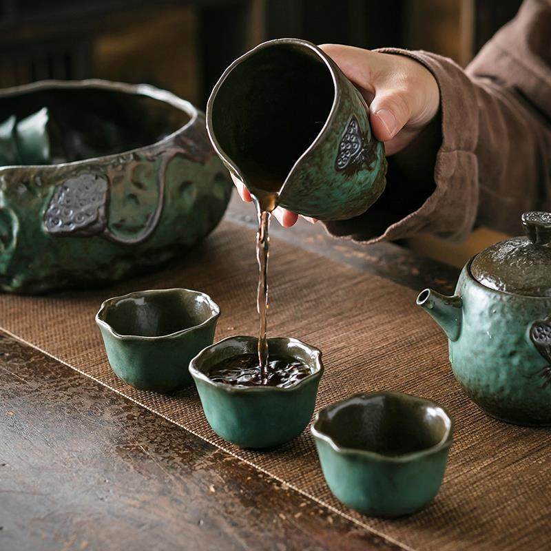 陶绿粗陶创意公道杯陶瓷分茶器茶虑茶漏套装茶海均杯功夫茶具配件,淘宝优惠券,粉丝福利购,淘宝优惠卷
