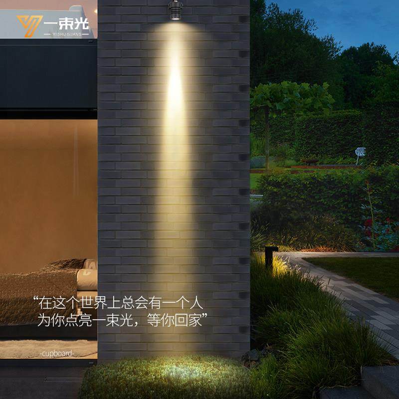 一束光聚光射灯户外防水3度8度15度别墅庭院花园照树外墙灯明装5W,淘宝优惠券,粉丝福利购,淘宝优惠卷