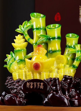 高档仿玉石财富节节高,客厅摆件迁开业赠送亲朋好友豪华礼品