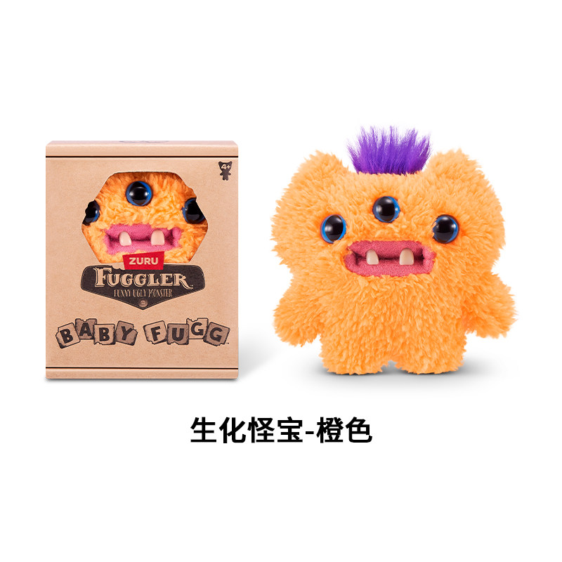 Fuggler官方正版萌牙怪兽萌牙怪兽丑搞怪