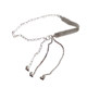 Metal waist chain for women in summer fashion ins style new style decoration with dress design sense high street personality belt